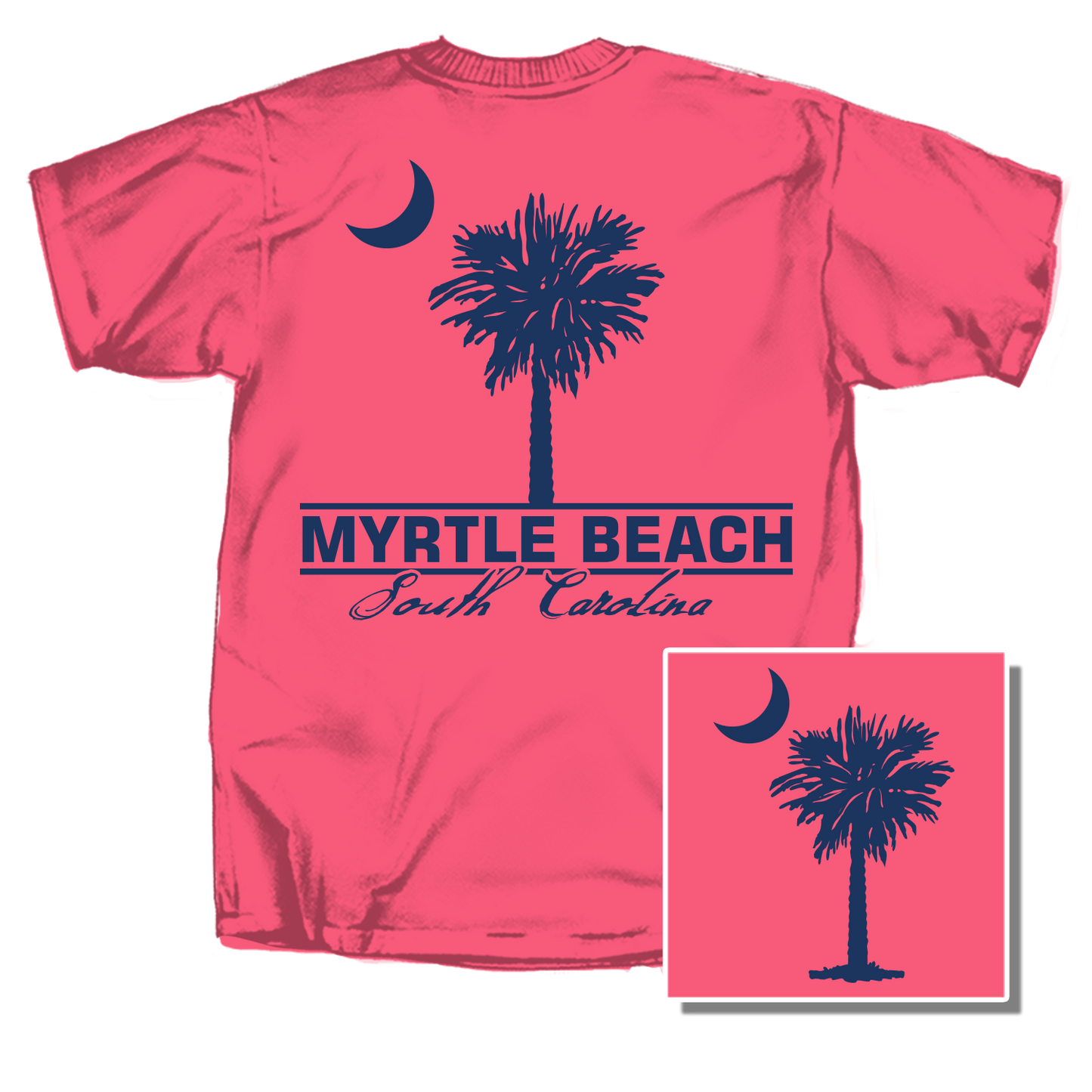 Myrtle Beach Palm Short Sleeve T-Shirt